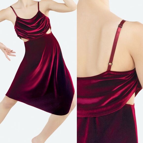 Revolution Tenth House Dance burgundy red velvet dress AS IT UNFOLDS RC24573 SA - Picture 1 of 11